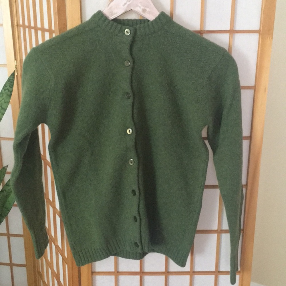 Vintage 100% Wool Cardigan